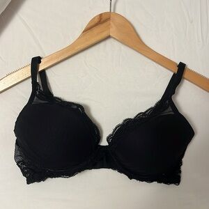 36C Natori Bra - Feathers plunge bra - Tee Shirt Bra